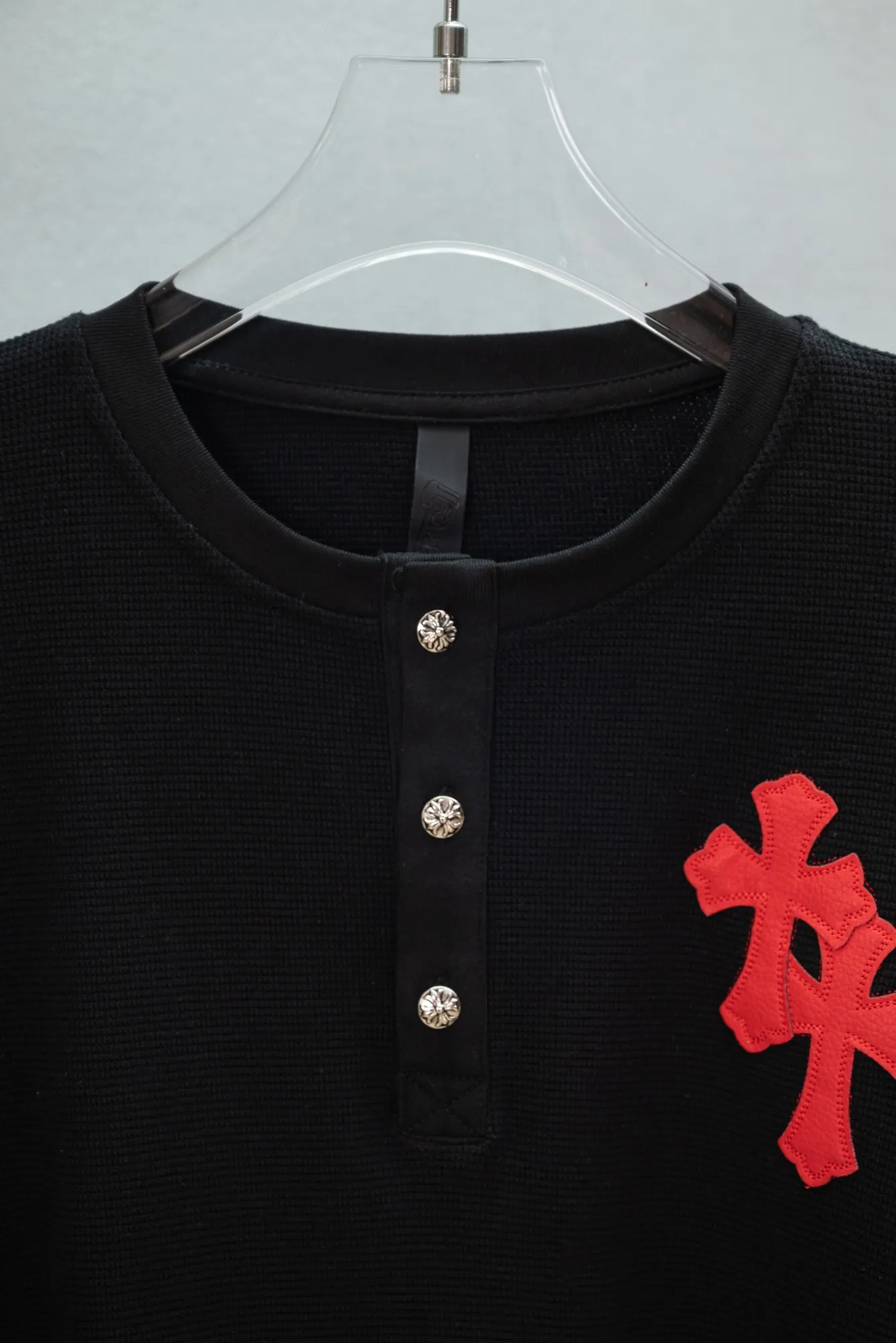 :(G 006) Chrome Hearts/ 【 】Black /Gray 。 【In Stock】S M L （ ） Gray Gray logo Logo Retro Chrome Hearts ，